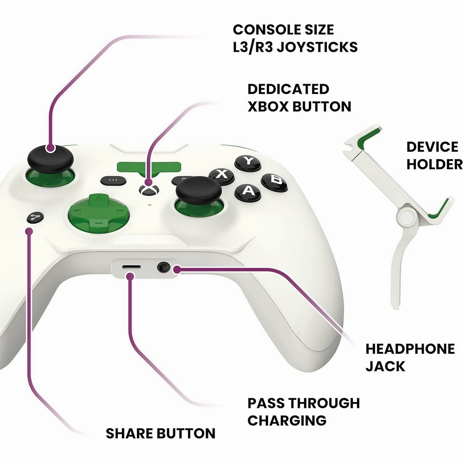 RiotPWR Xbox Edition iPhone Cloud Gaming Controller, Mobile Handheld Console for iPhone, 1 Month Free Xbox Game Pass Ultimate, MFi Certified for iOS