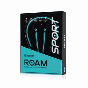 Roam Sports Pro Teal Bluetooth Earphones bluetooth headphones, cheap wireless headphones, headphones with mic