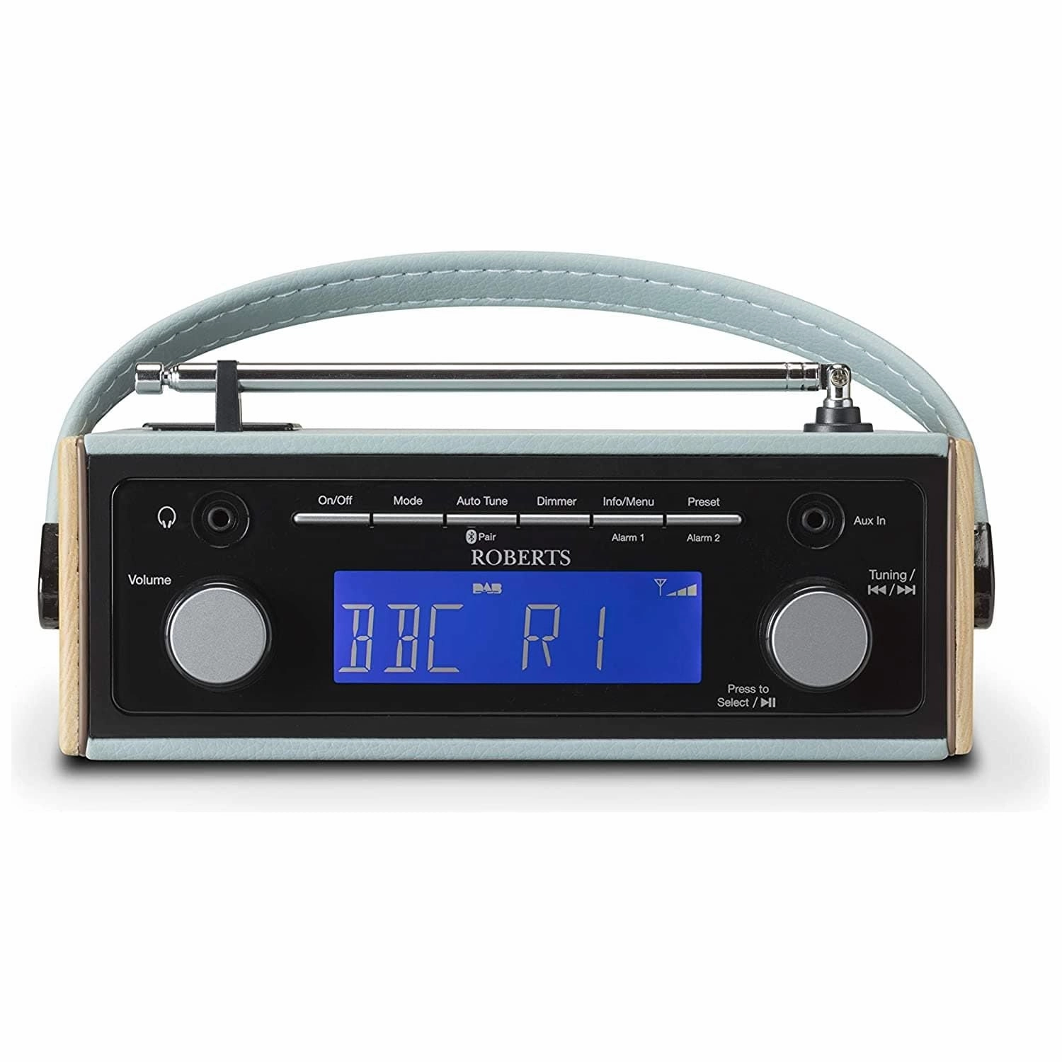 Roberts Rambler BT Retro/Digital Portable Bluetooth Radio with DAB/DAB /FM RDS Wavebands - Blue