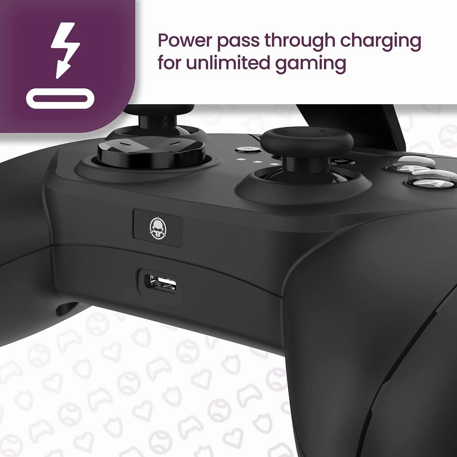 Rotor Riot Mfi Certified Gamepad Controller for iOS iPhone C Wired with Menu & Option Buttons