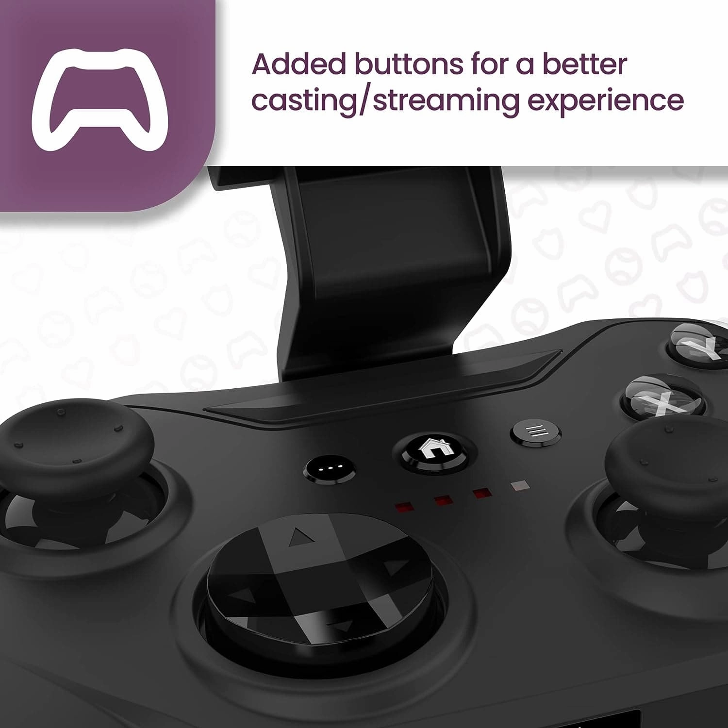 Rotor Riot Mfi Certified Gamepad Controller for iOS iPhone C Wired with Menu & Option Buttons