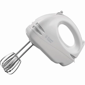 Russell Hobbs 14451 Food Collection Hand Mixer  125W, 6 Speeds, Easy Release Button, Chrome Beaters, Cord Storage  White phone accessories, mobile phone cases, best charging cable