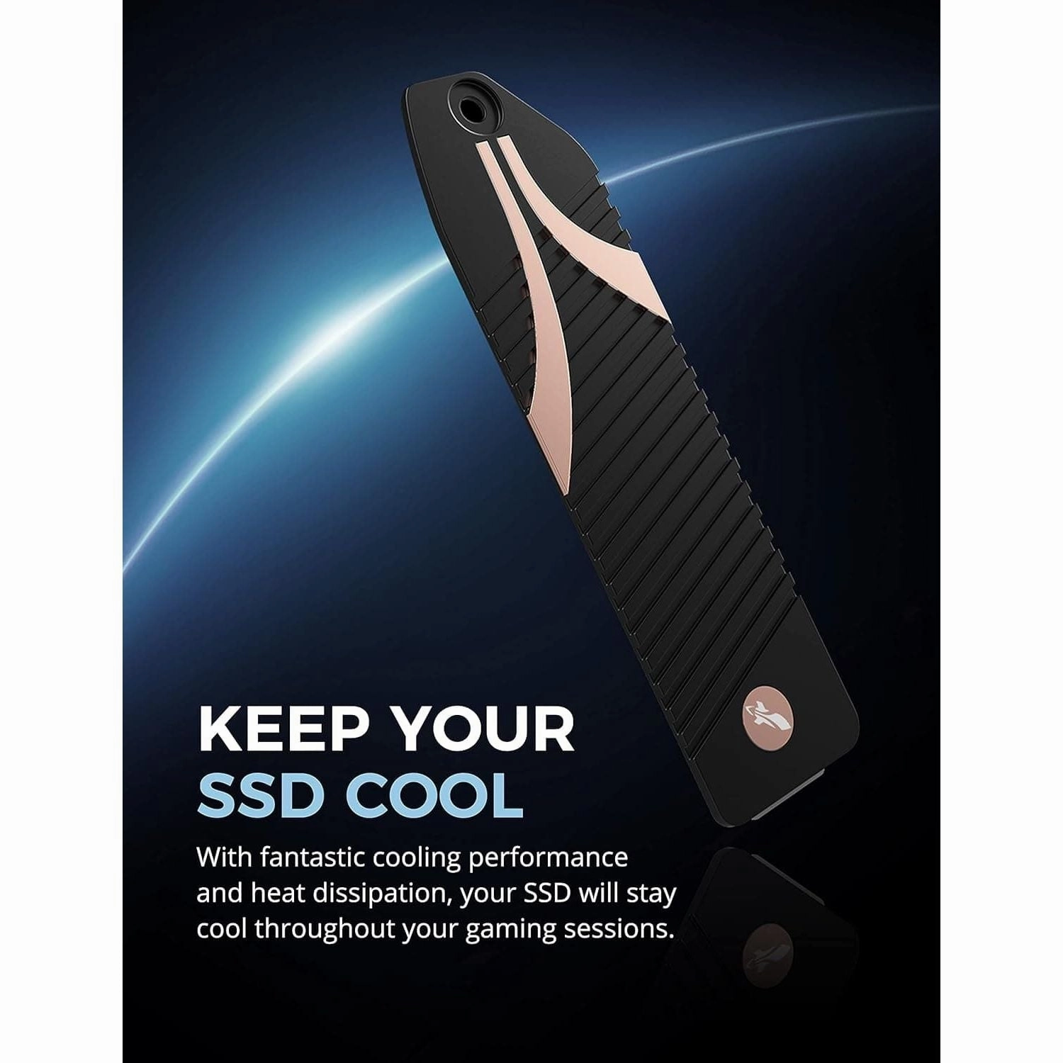 Sabrent 4TB M.2 NVMe Gen 4 SSD with PS5 Heatsink - PCIe 4.0, 7100MB/s Read (SB-RKT4P-PSHS-4TB)