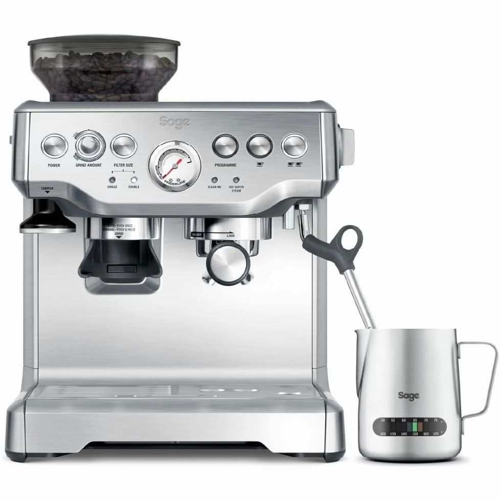 Sage Barista Express BES875BSS Espresso Machine - Bean to Cup Coffee Maker with Milk Frother, Stainless Steel xbox console, buy xbox series x, xbox accessories online