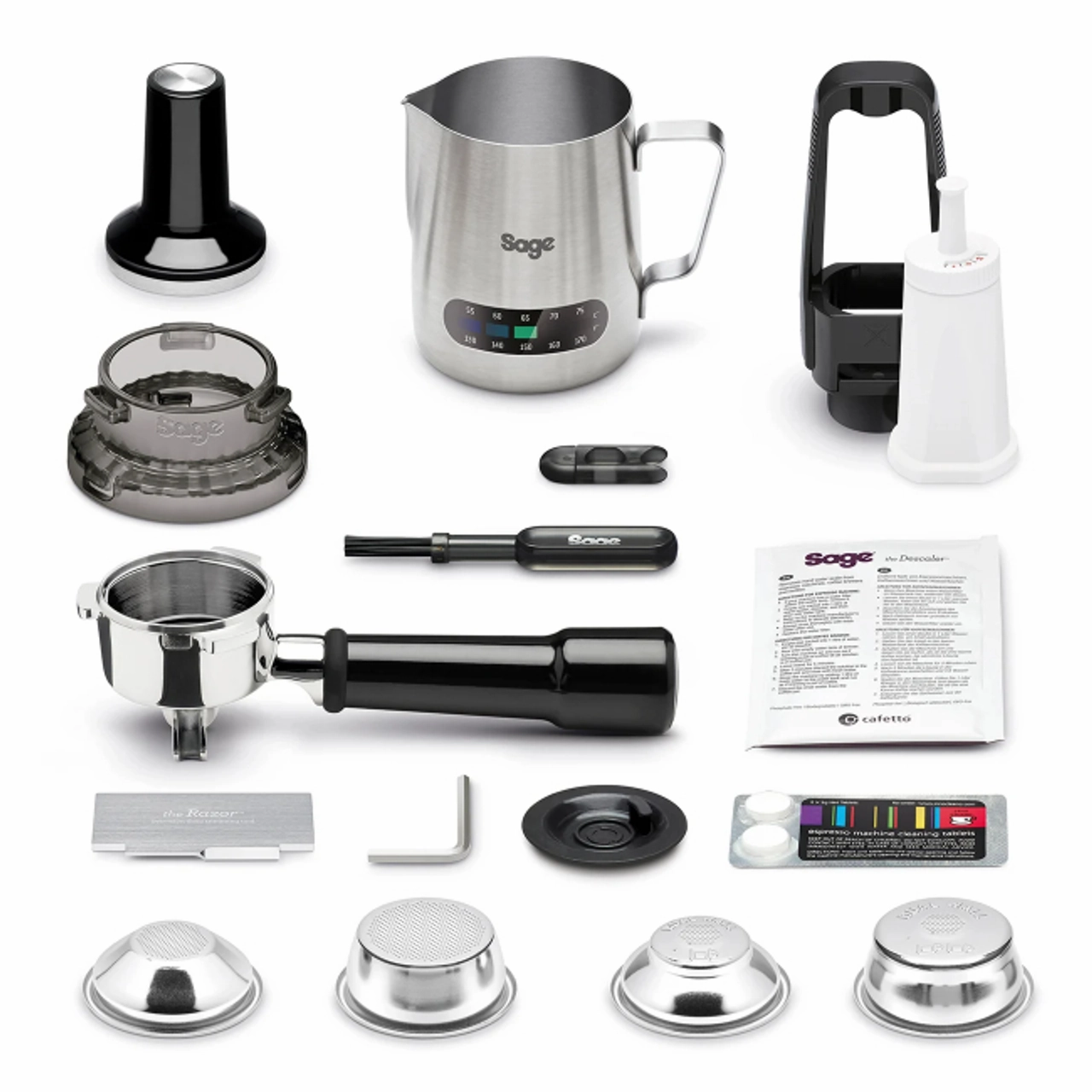 Sage Barista Express Impress Coffee Machine (SES876DBL4GUK1) - Blue