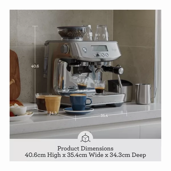 SAGE the Barista Pro SES878 Espresso Coffee Machine - Stainless Steel