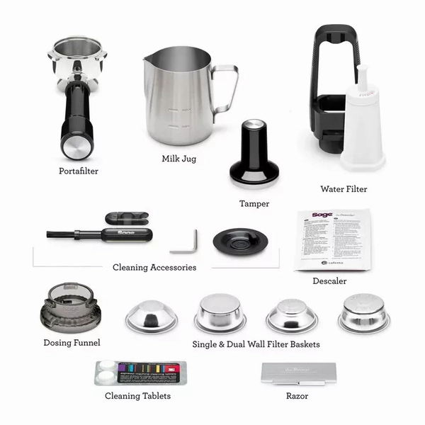 SAGE the Barista Pro SES878 Espresso Coffee Machine - Stainless Steel