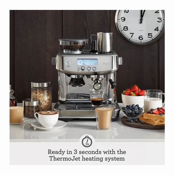 SAGE the Barista Pro SES878 Espresso Coffee Machine - Stainless Steel