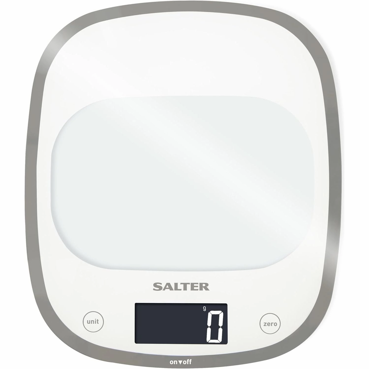 Salter 1050 WHDR Digital Kitchen Scale  5kg Capacity, Add & Weigh, Backlit Display  Curve Design