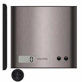 Salter 1087 SSDR Arc Digital Kitchen Scale  3kg Capacity, Slim Stainless Steel Design, Add & Weigh (Tare) Function  Battery Included phone accessories, mobile phone cases, best charging cable