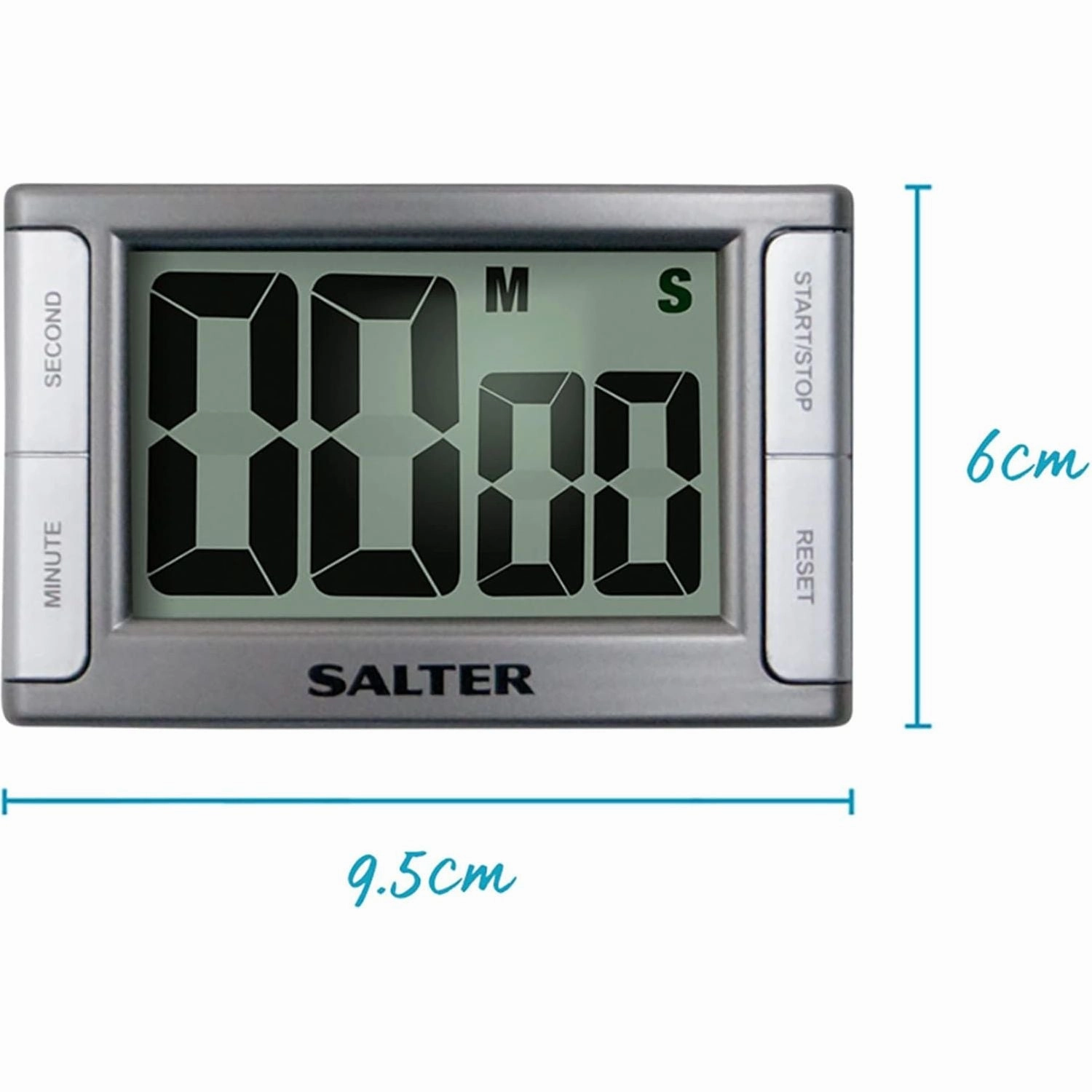Salter 396 SVXR Magnetic Kitchen Timer  Digital Countdown & Stopwatch