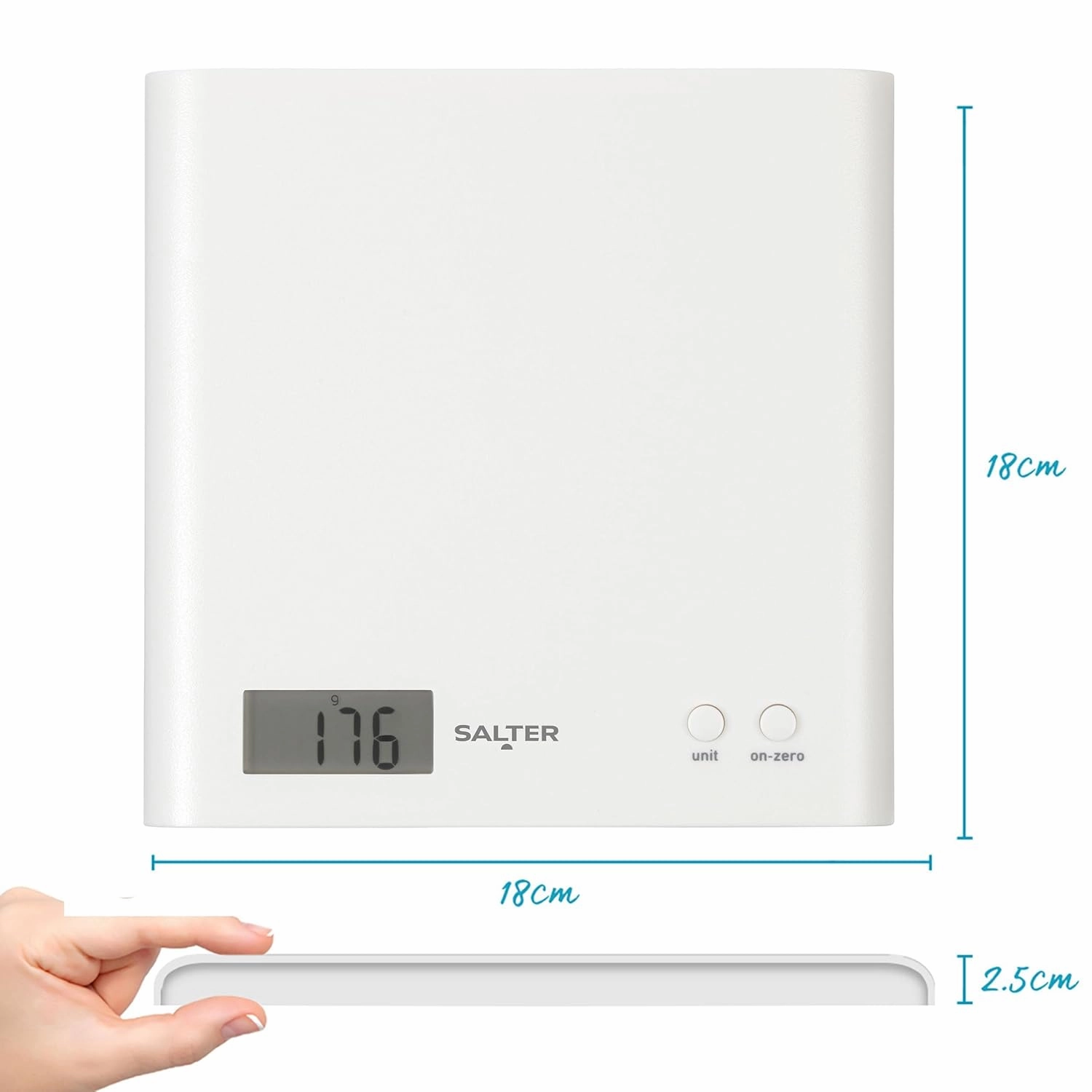 Salter Arc Digital Kitchen Scale - Electronic Food Scale