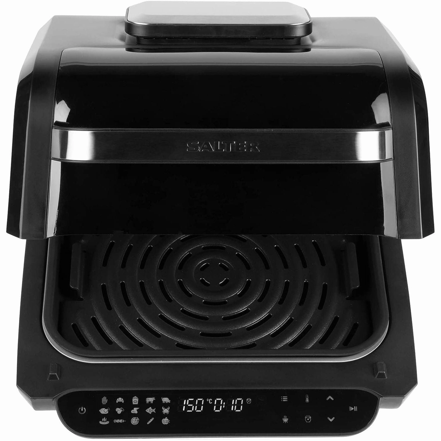 Salter EK5106 AeroGrill Pro - 16 in 1 Hot Air Fryer, 1700W Health Grill, Tabletop Multicooker, LED Touch Controls, 3.8L