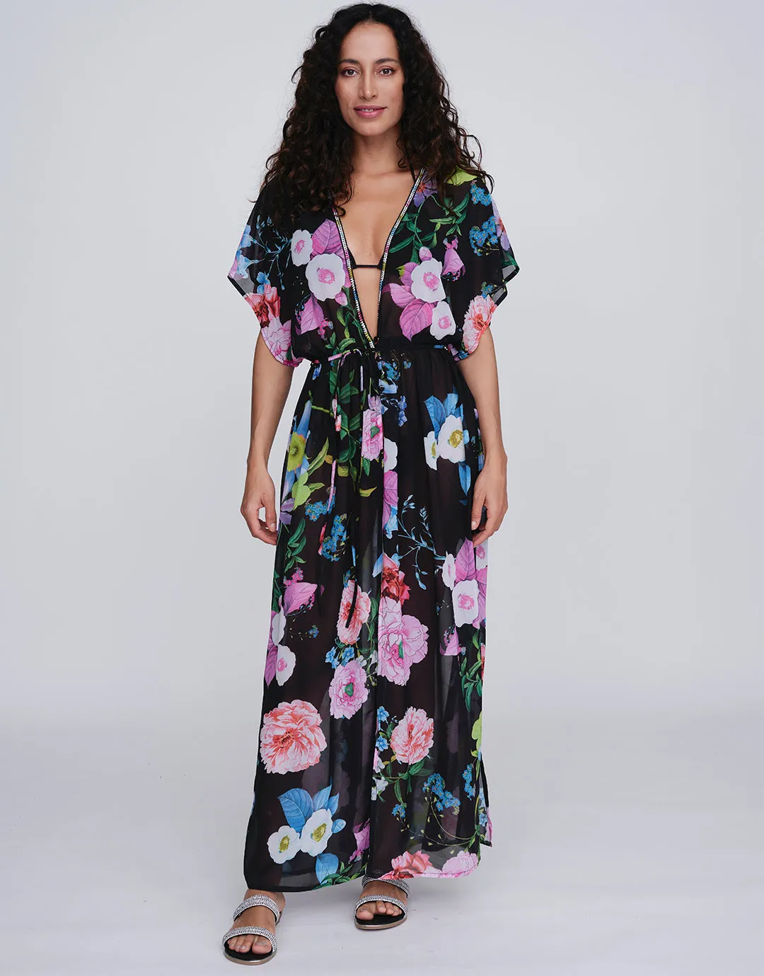 Samba Maxi Cover Up - Black