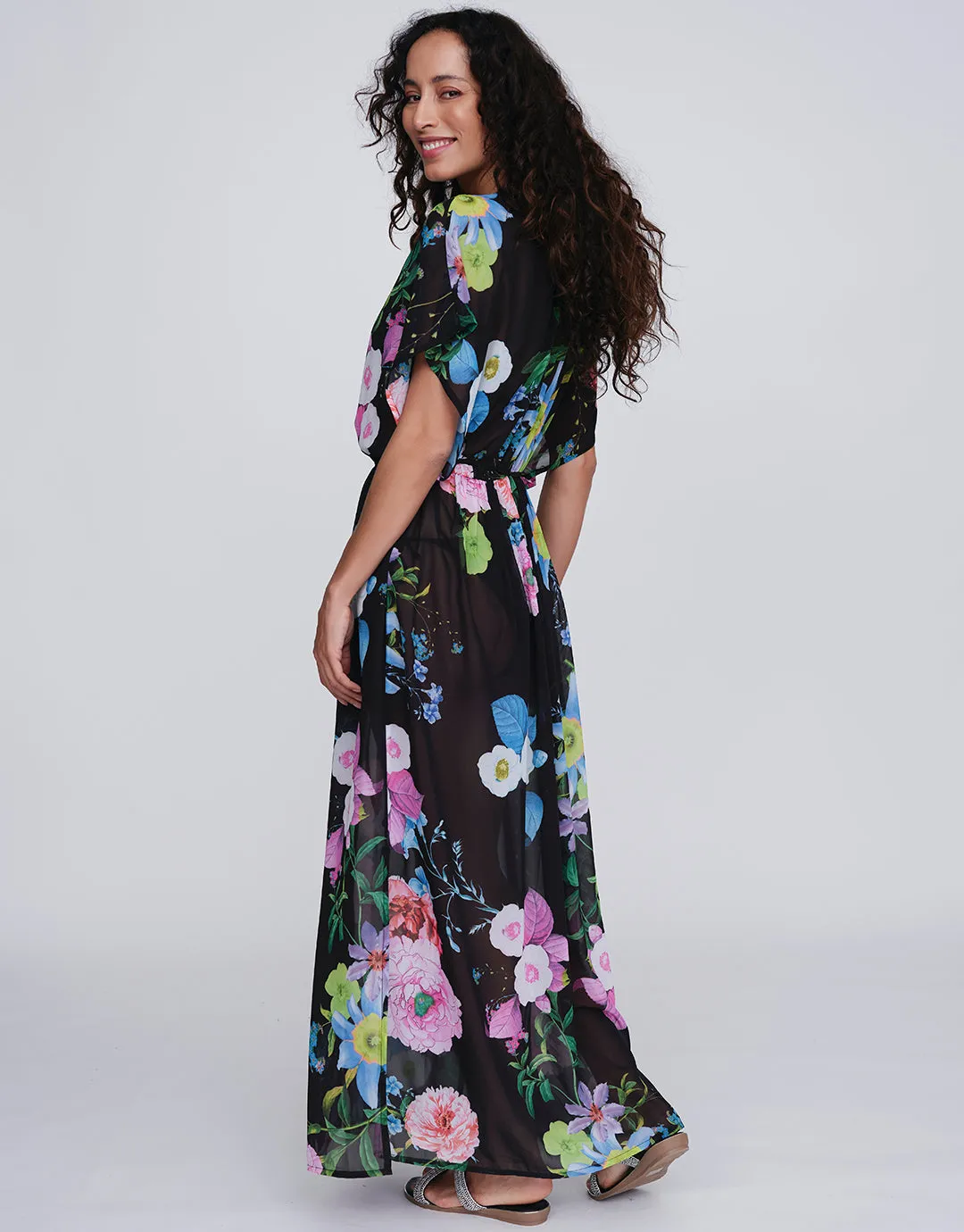 Samba Maxi Cover Up - Black