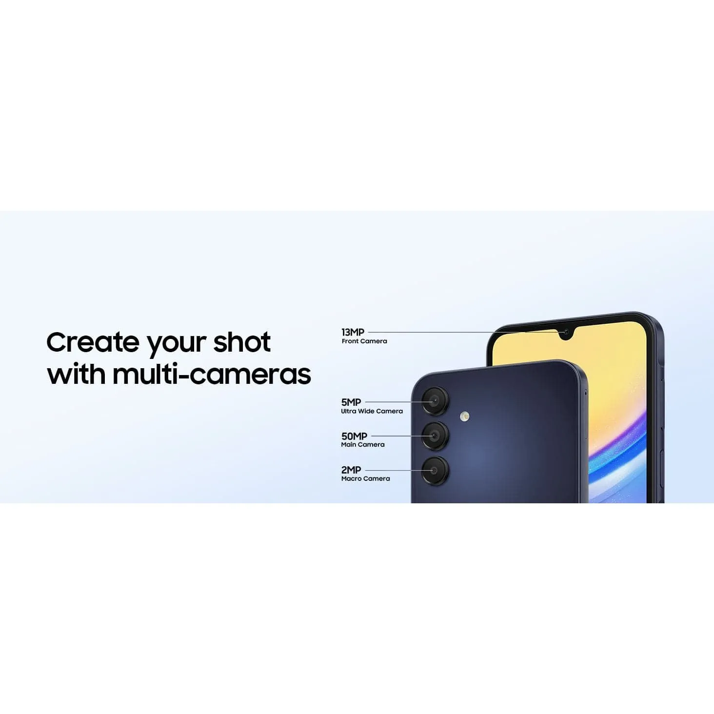 Samsung Galaxy A15 4G 128GB 4GB RAM  Dual SIM  Blue Black, Unlocked SIM Free Smartphone