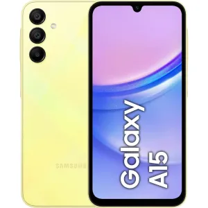 Samsung Galaxy A15 4G, 256GB Storage, 8GB RAM, Dual SIM, Yellow, Unlocked Smartphone video game consoles,gaming consoles,playstation,xbox