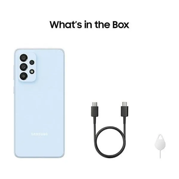 Samsung Galaxy A33 5G 128GB 6GB RAM Dual Sim - Awesome Blue, Unlocked International Model