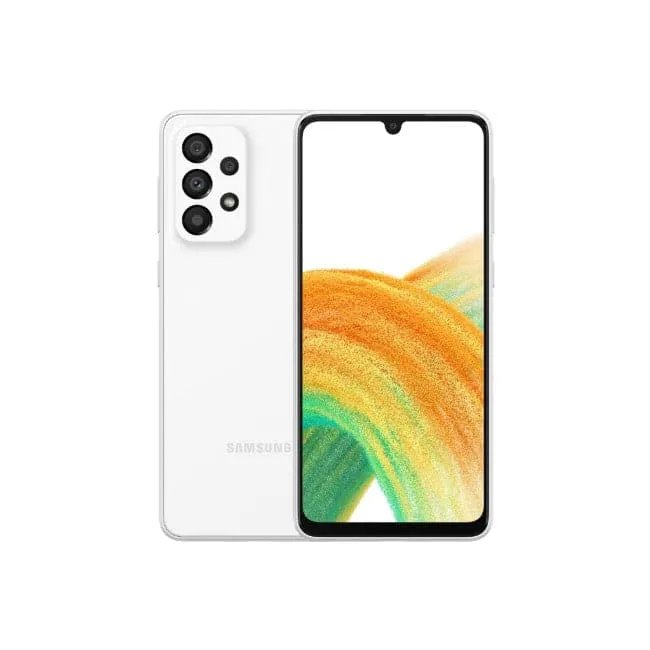 Samsung Galaxy A33 5G 128GB Storage, 6GB RAM, Dual Sim - White - Unlocked video game consoles,gaming consoles,playstation,xbox