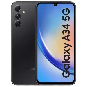 Samsung Galaxy A34 5G 128GB, 8GB Ram, Dual Sim, Awesome Graphite, Unlocked, Smartphone video game consoles,gaming consoles,playstation,xbox