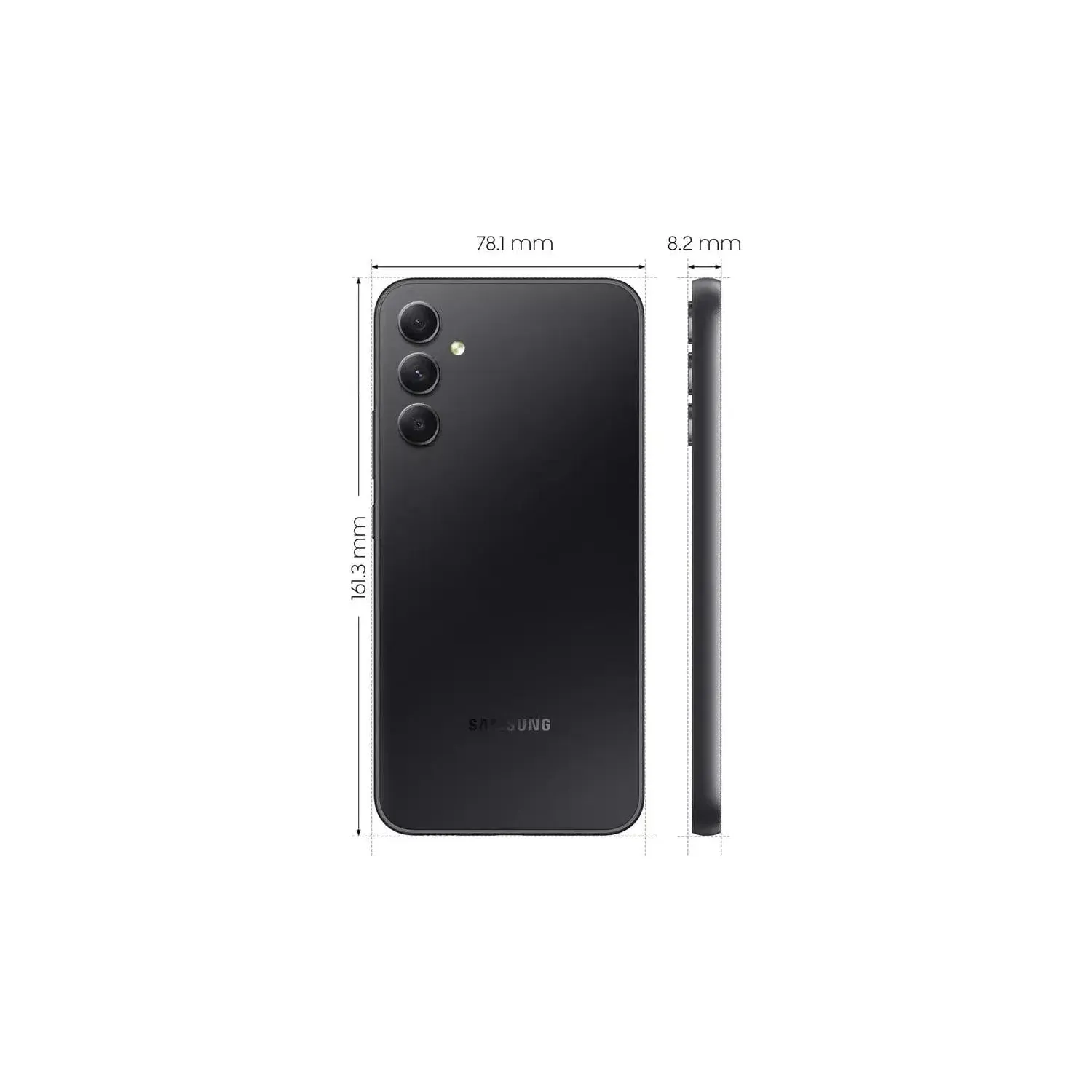 Samsung Galaxy A34 5G 6GB RAM, 128GB Storage, Dual Sim, Awesome Graphite - Unlocked - International Model