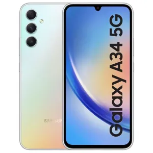 Samsung Galaxy A34 5G 8GB RAM, 128GB Storage, Dual Sim, Awesome Silver - Unlocked - International Model playstation 5, ps5 accessories, playstation games online