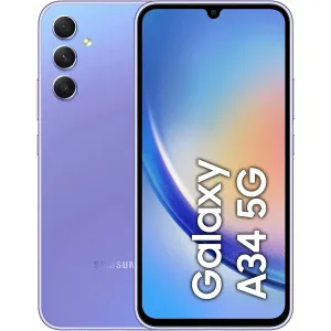 Samsung Galaxy A34 5G 8GB RAM, 128GB Storage, Dual Sim, Awesome Violet - Unlocked - International Model playstation 5, ps5 accessories, playstation games online