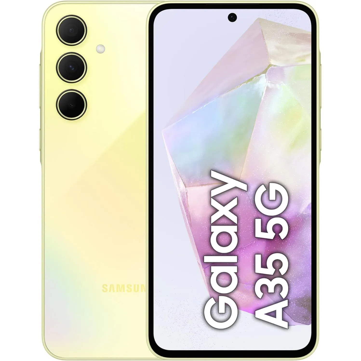 Samsung Galaxy A35 5G - 128GB Storage, 8GB RAM, Dual SIM, Unlocked, Awesome Lemon (International Model) video game consoles,gaming consoles,playstation,xbox