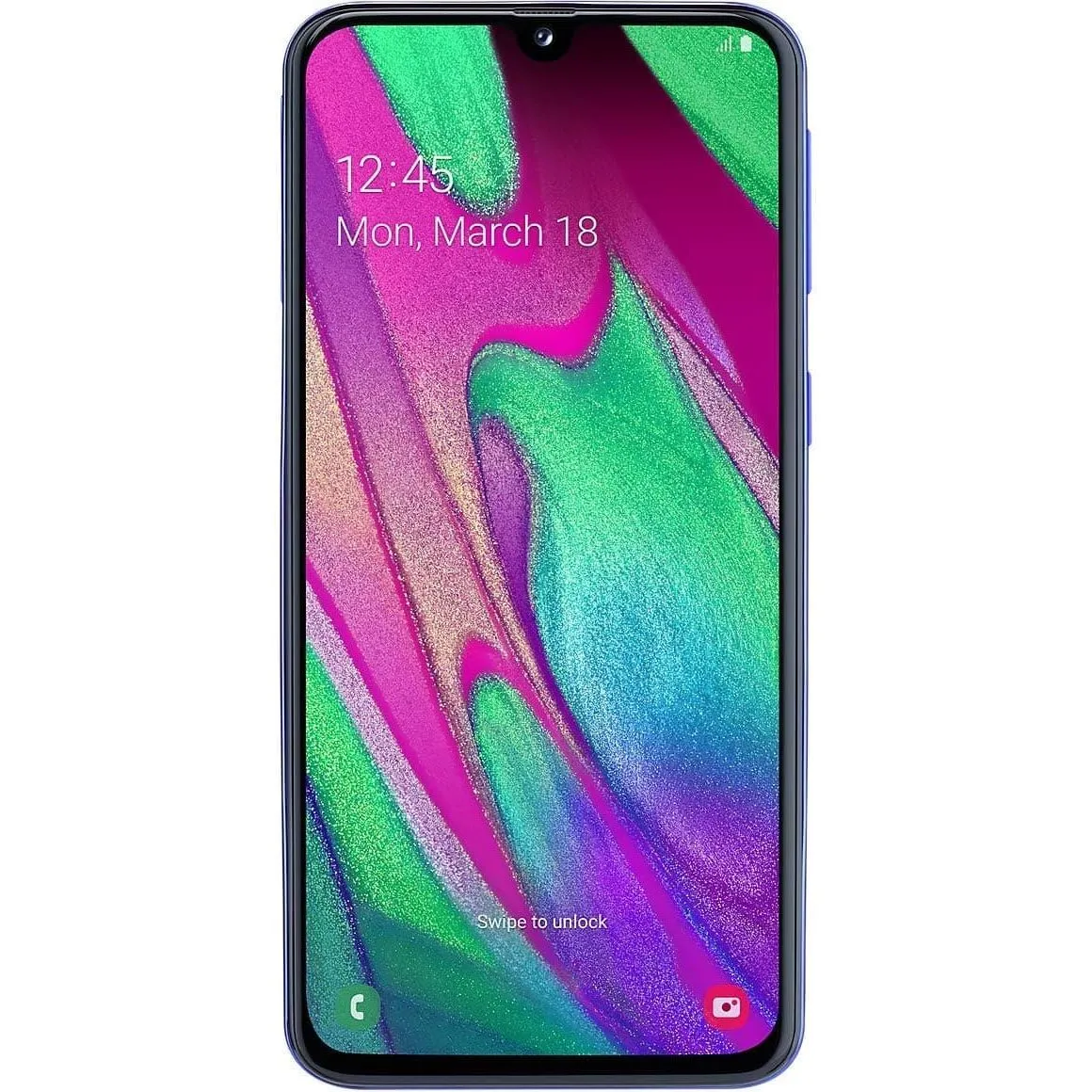 Samsung Galaxy A40 4G, 4GB RAM, 64GB ROM, Dual Sim, Blue, Unlocked