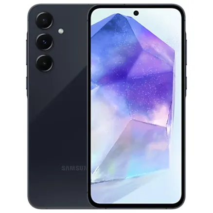 Samsung Galaxy A55 5G 128GB 8GB RAM, Dual SIM, Awesome Navy, Unlocked Smartphone