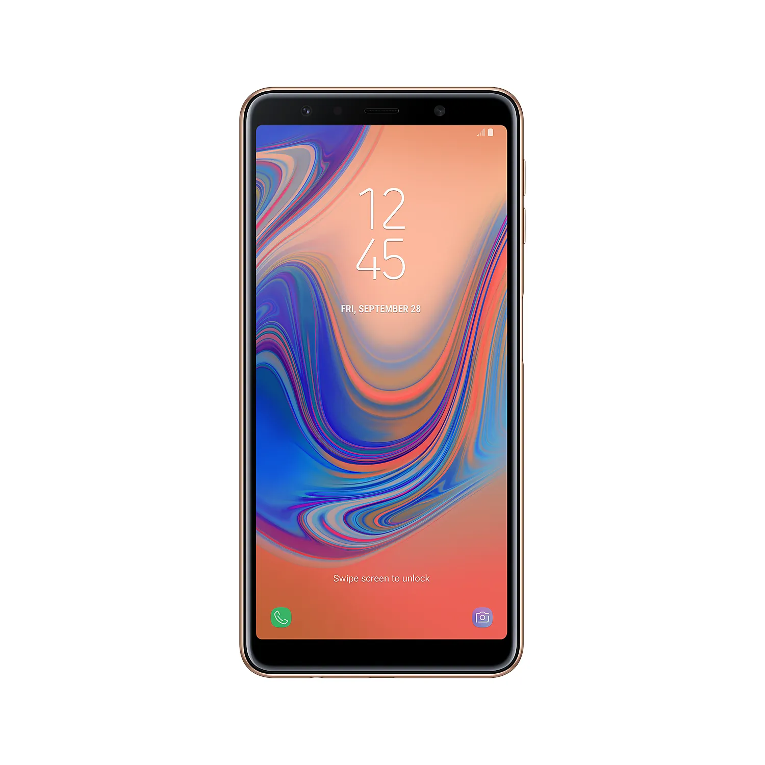 Samsung Galaxy A7 4G 64GB Storage, 4GB RAM Dual Sim  - Gold - Unlocked