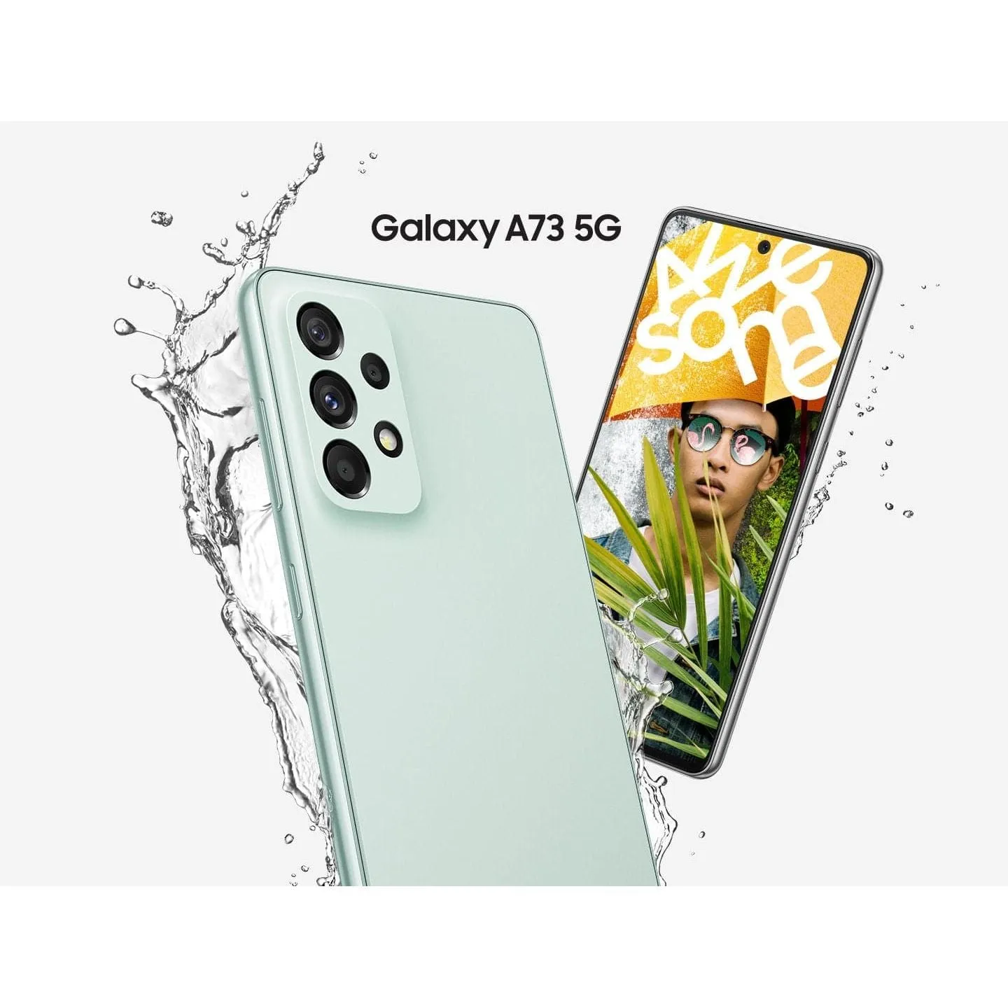 Samsung Galaxy A73 5G 128GB Storage 8GB RAM, Dual Sim, Awesome Mint Unlocked International Model