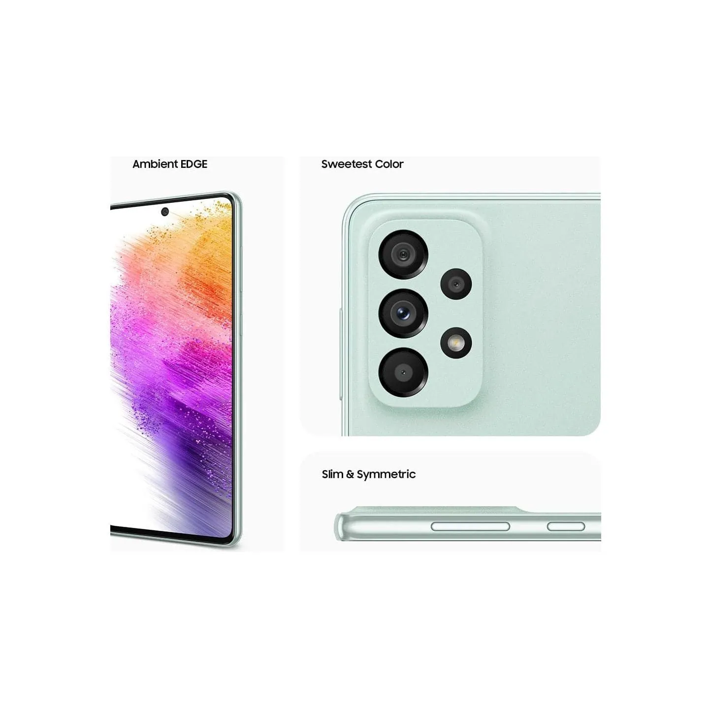 Samsung Galaxy A73 5G 128GB Storage 8GB RAM, Dual Sim, Awesome Mint Unlocked International Model