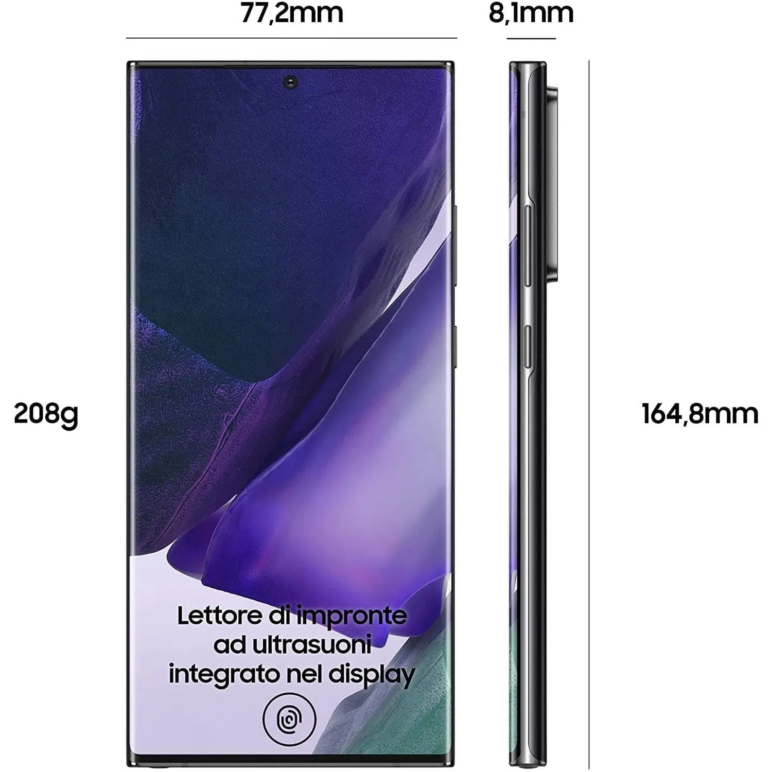 Samsung Galaxy Note20 Ultra 5G 256 GB - Mystic black - Unlocked
