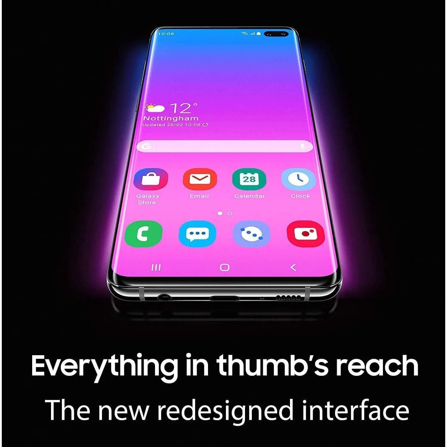 Samsung Galaxy S10 Plus 128GB Prism Black Sim-Free Unlocked Mobile Phone