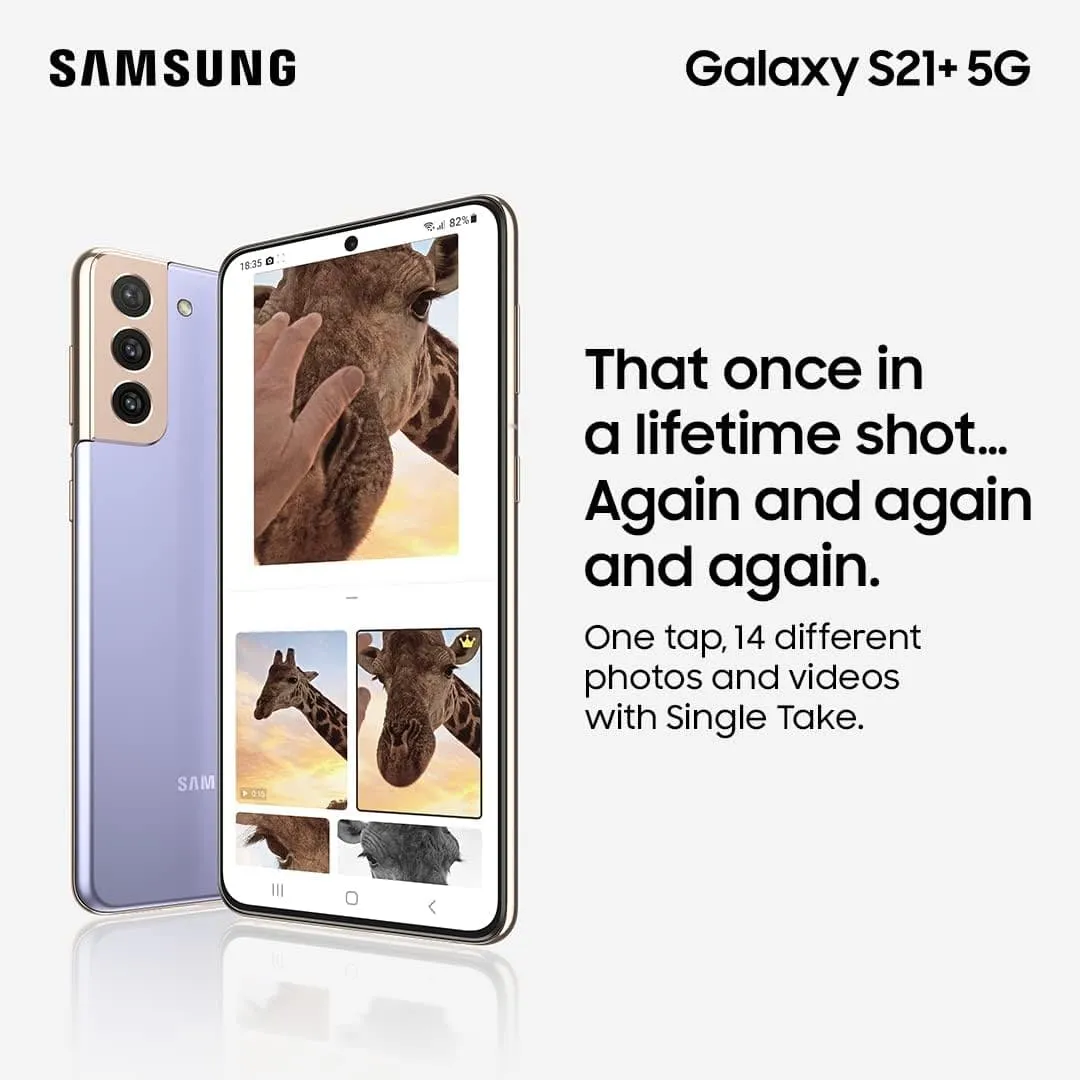 Samsung Galaxy S21 Plus 5G - (8GB RAM 128BG Storage) - Phantom Violet - Unlocked