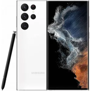 Samsung Galaxy S22 Ultra 5G, 256GB, SIM Free, Phantom White 5g phones,touchscreen phones,refurbished phones,new mobile phones