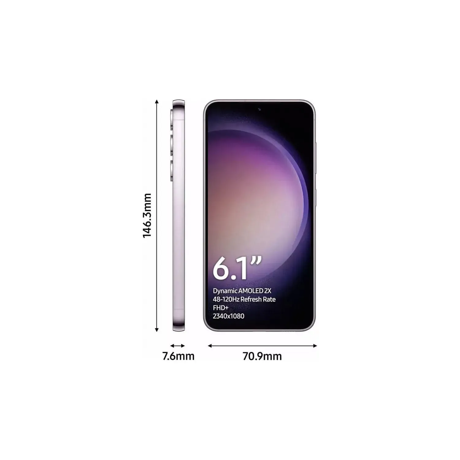 Samsung Galaxy S23 256GB 5G Unlocked - Lavender