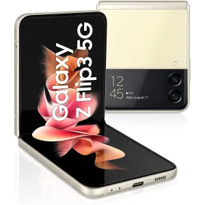 Samsung Galaxy Z flip 3 128GB, Cream - Unlocked playstation 5, ps5 accessories, playstation games online