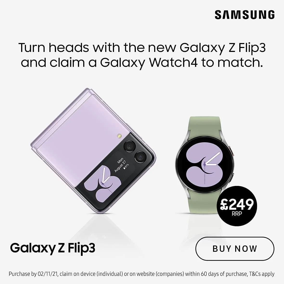 Samsung Galaxy Z flip 3 128GB, Cream - Unlocked