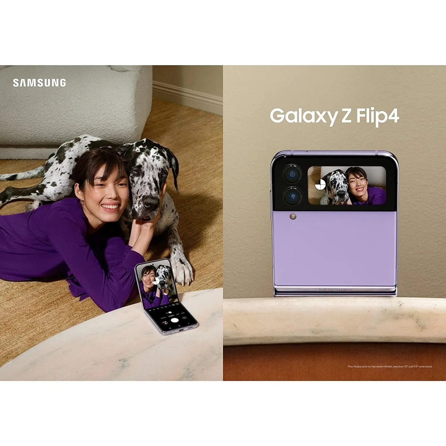 Samsung Galaxy Z Flip4, 256GB, Bora Purple - Unlocked