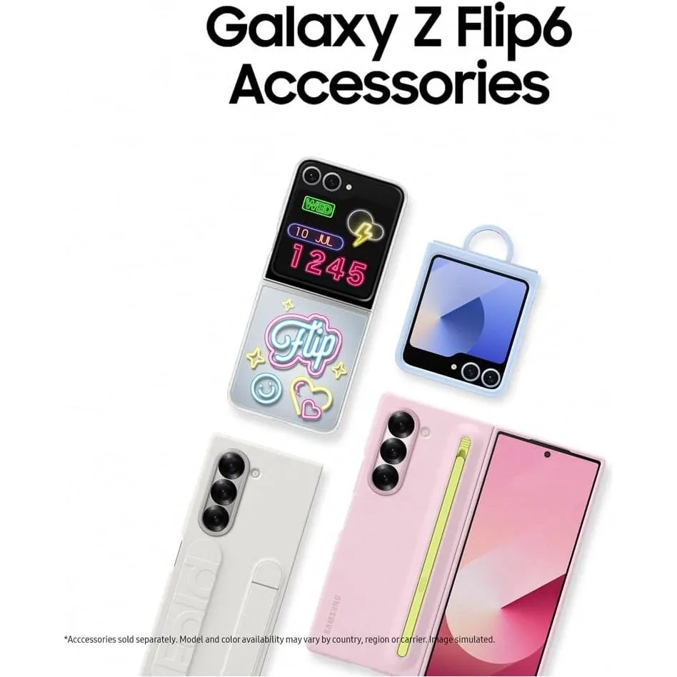 Samsung Galaxy Z Flip6 5G 256GB AI Phone Yellow SIM-Free Unlocked Mobile Phone