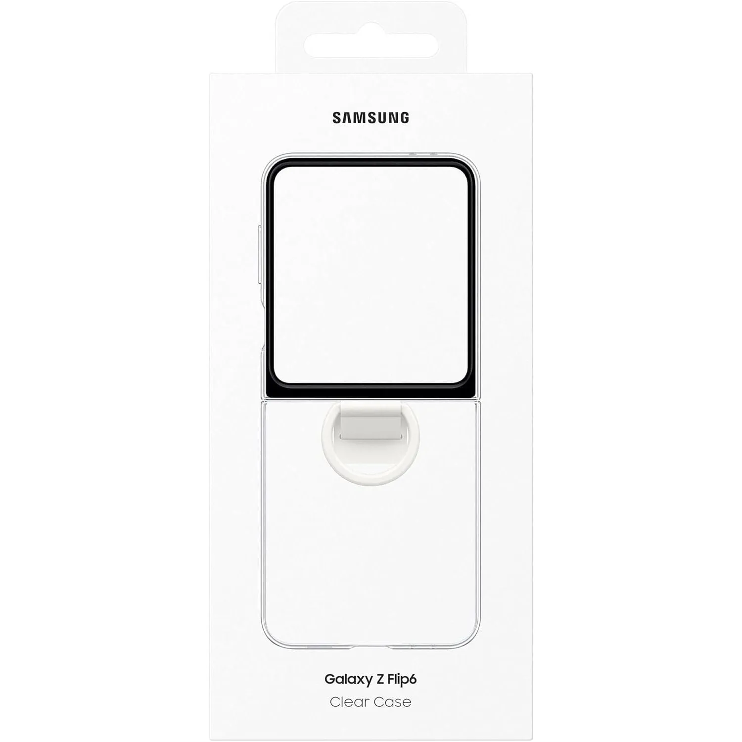 Samsung Galaxy Z Flip6 Official Clear Case with Ring, Transparent
