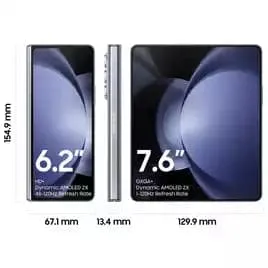 Samsung Galaxy Z Fold5 - 5G - 512GB Storage - 12GB RAM - Dual Sim - Icy Blue - Unlocked