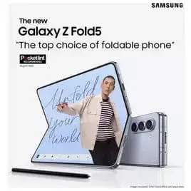Samsung Galaxy Z Fold5 - 5G - 512GB Storage - 12GB RAM - Dual Sim - Icy Blue - Unlocked