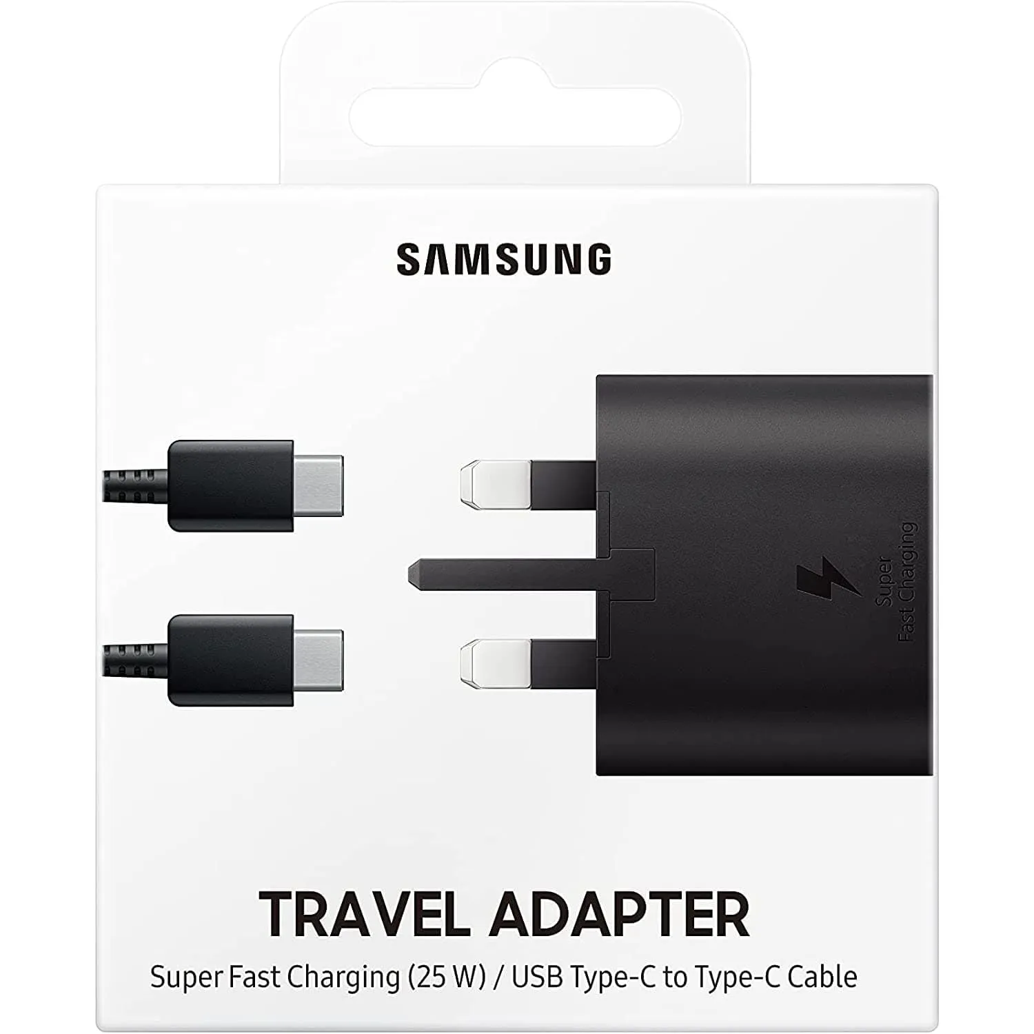 Samsung Original 25W Fast Charging USB-C Mobile Phone Charger, Compatible with Galaxy Smartphones and Other USB Type C Devices - Black