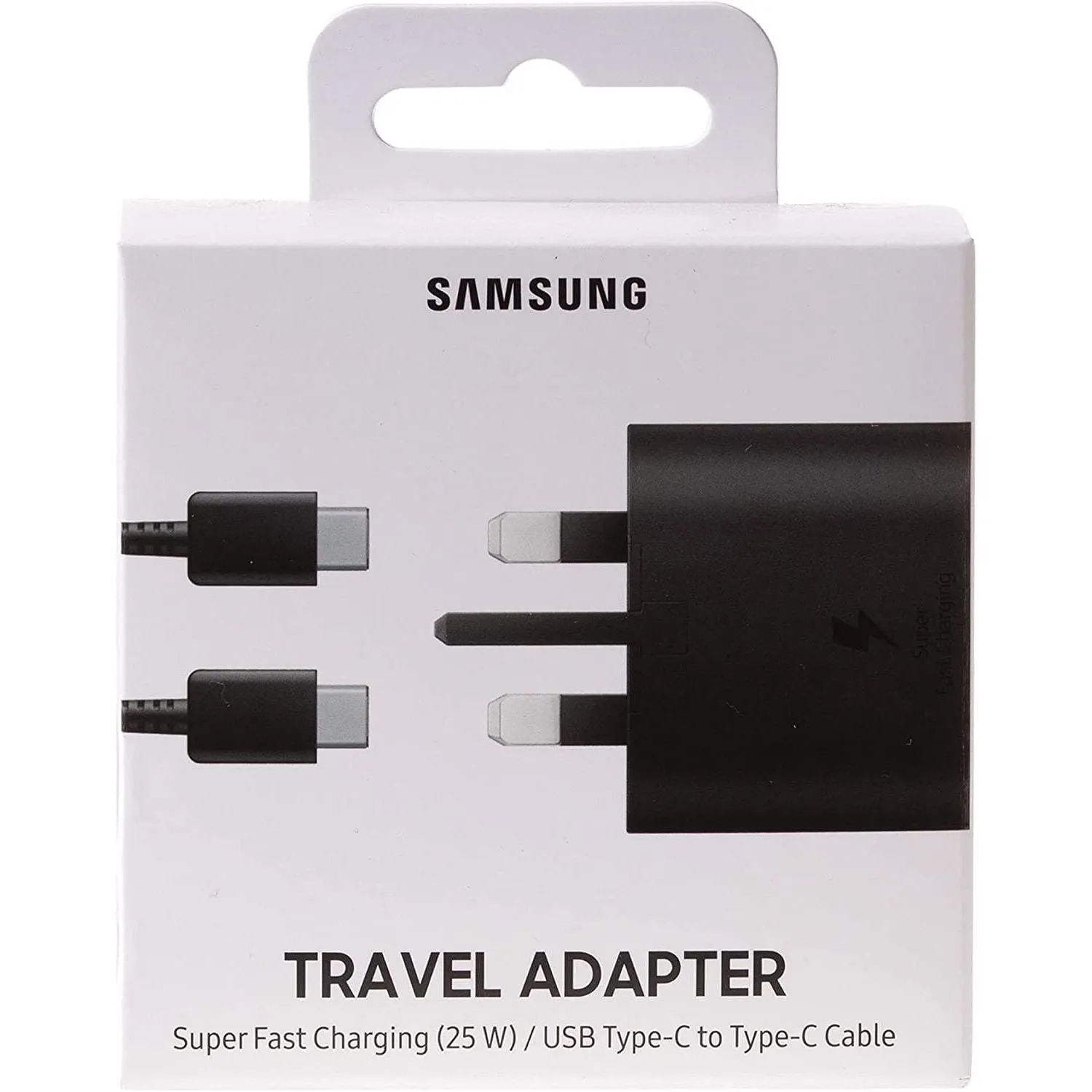 Samsung Original 25W Fast Charging USB-C Mobile Phone Charger, Compatible with Galaxy Smartphones and Other USB Type C Devices - Black