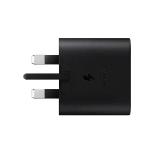 Samsung Original 25W Fast Charging USB-C Mobile Phone Charger, Compatible with Galaxy Smartphones and Other USB Type C Devices - Black playstation 5, ps5 accessories, playstation games online