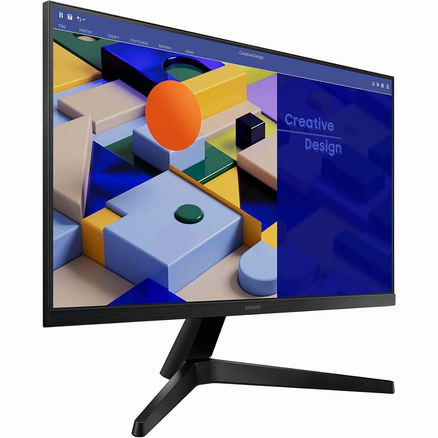 Samsung 27" Full HD IPS LCD Black Monitor