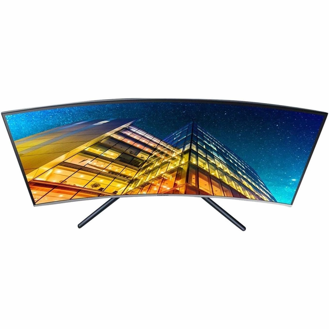 Samsung 32-inch Curved 4K Ultra HD LED Monitor (LU32R590CWRXXU) - Black